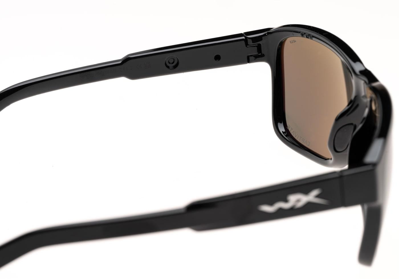 Wiley X WX Trek Captivate Polarized Grey Black