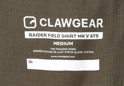 Clawgear Raider Field Shirt MK V ATS Flex Stonegrey Olive