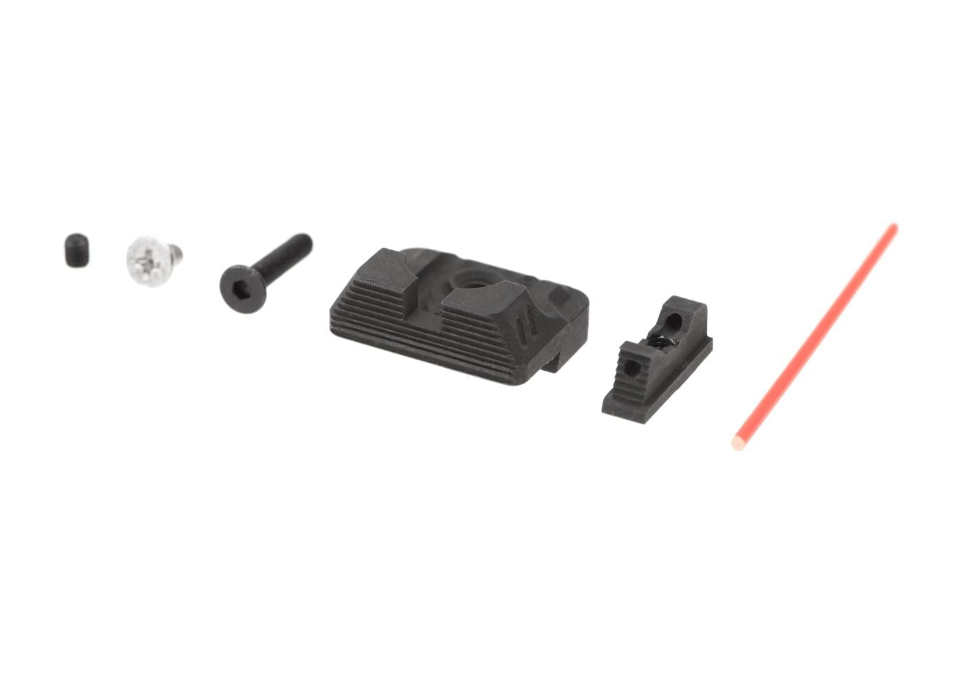PTS Syndicate ZEV Combat Sight Front & Rear for Glock Black