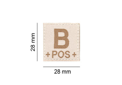 Clawgear B Positive Bloodgroup Patch