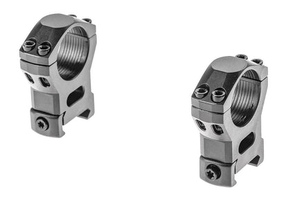Leapers 25.4mm High Profile Steel Picatinny Rings Scope Mounts Black