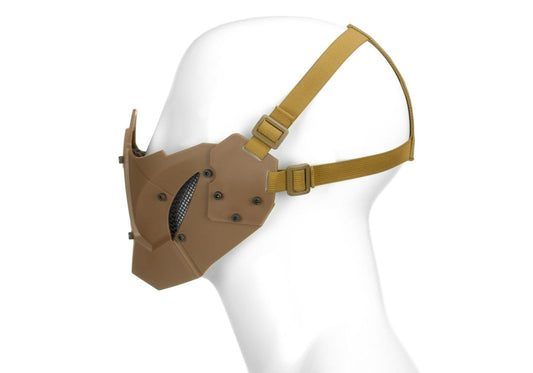 Pirate Arms Warrior Steel Half Face Mask Tan