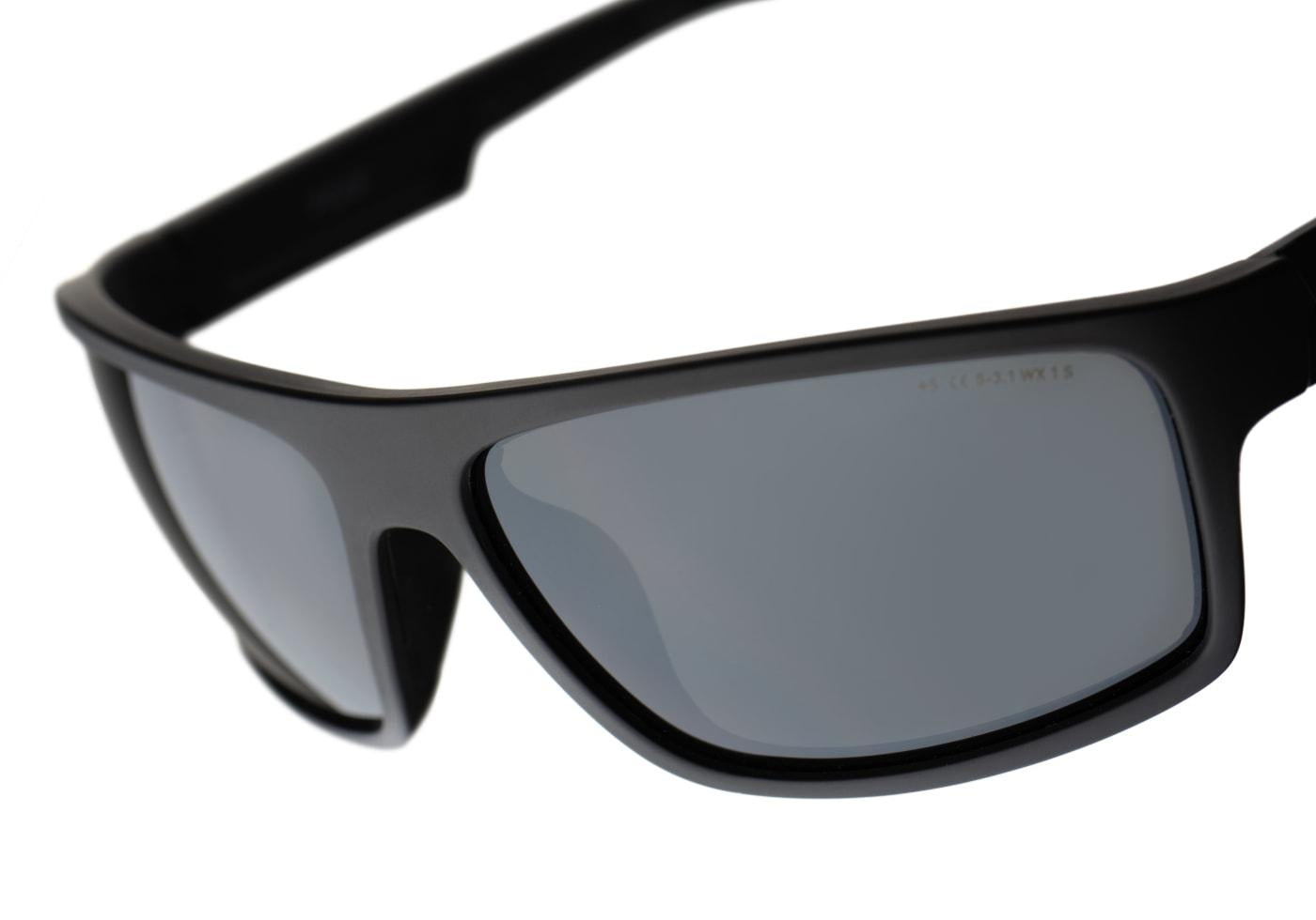 Wiley X WX Peak Silver Flash Black