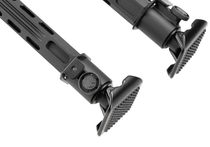 Leapers Big Bore Full Stability 9.4-14.0 Inch Center Height Bipod Black