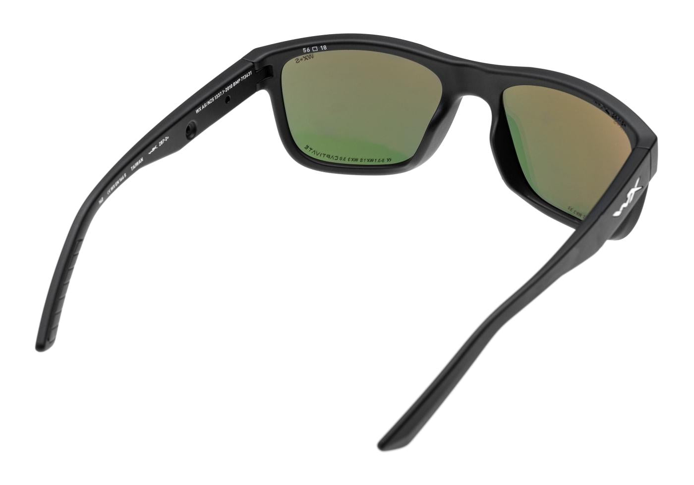 Wiley X WX Ovation Captivate Polarized Rose Gold Mirror Black