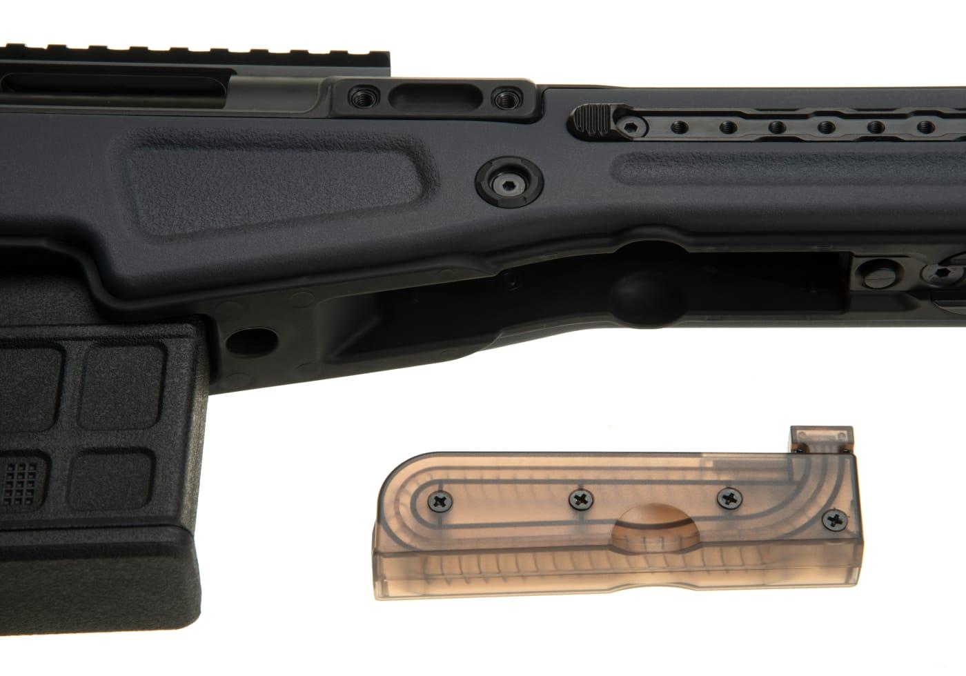 Action Army AAC T10 Short Bolt Action Sniper Rifle Grey