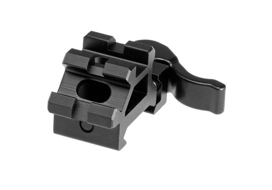 Leapers QD Angle Mount Double Rail 1-Slot Black