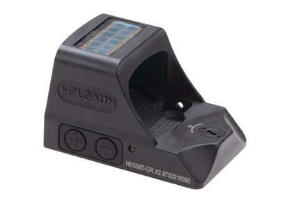 Holosun HE508T-GR X2 Elite Solar Green Circle Dot Sight Black
