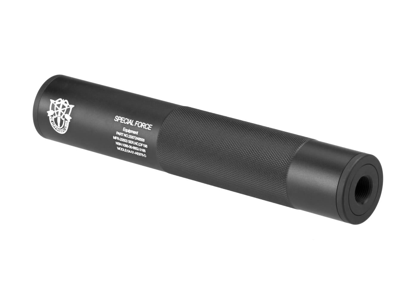 FMA 198x35 Special Forces Airsoft Silencer 14mm CW/CCW Black
