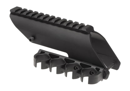 Leapers Mossberg 590 Mount Base Cartridge Holder Black
