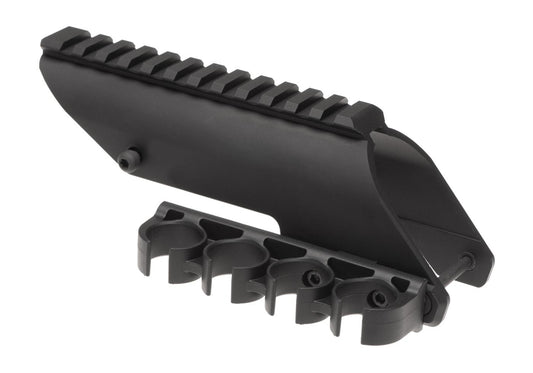 Leapers Mossberg 590 Mount Base Cartridge Holder Black