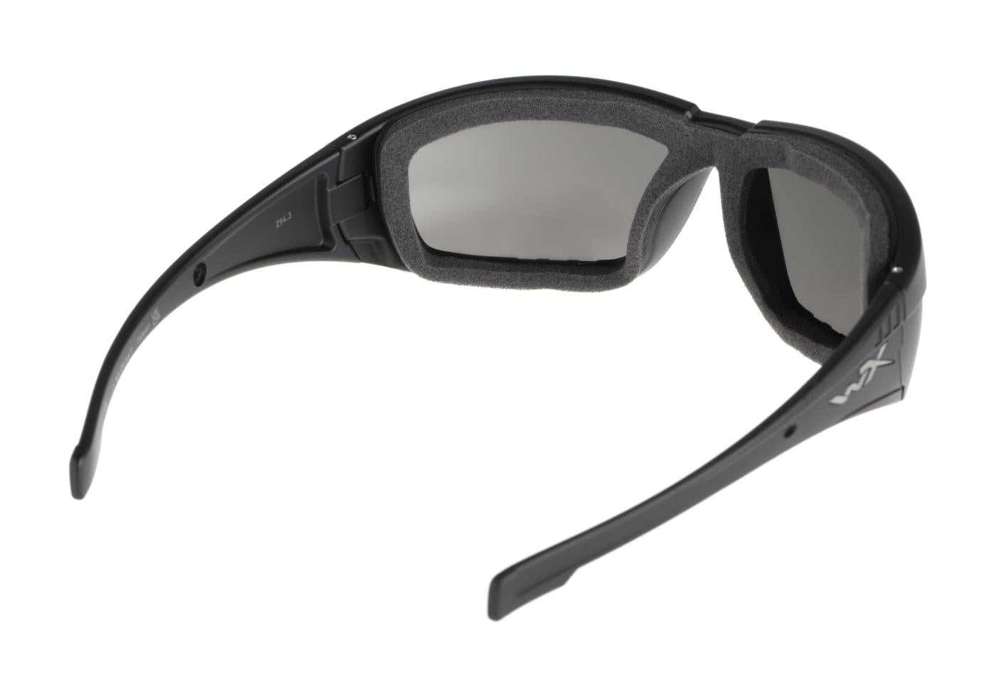 Wiley X WX Boss Silver Flash Grey Black