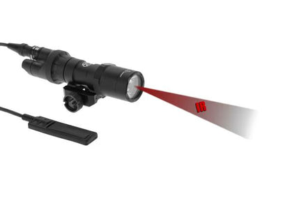 WADSN M300B Mini Scout Flashlight With Dual Switch IR LED Black