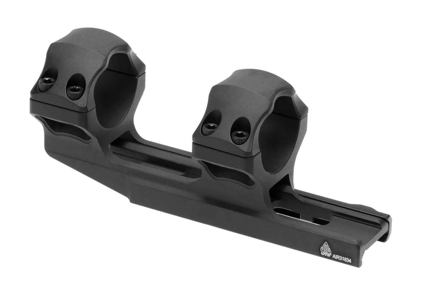 Leapers Accu-Sync 30mm Medium Profile 34mm Offset Rings Scope Mount Black
