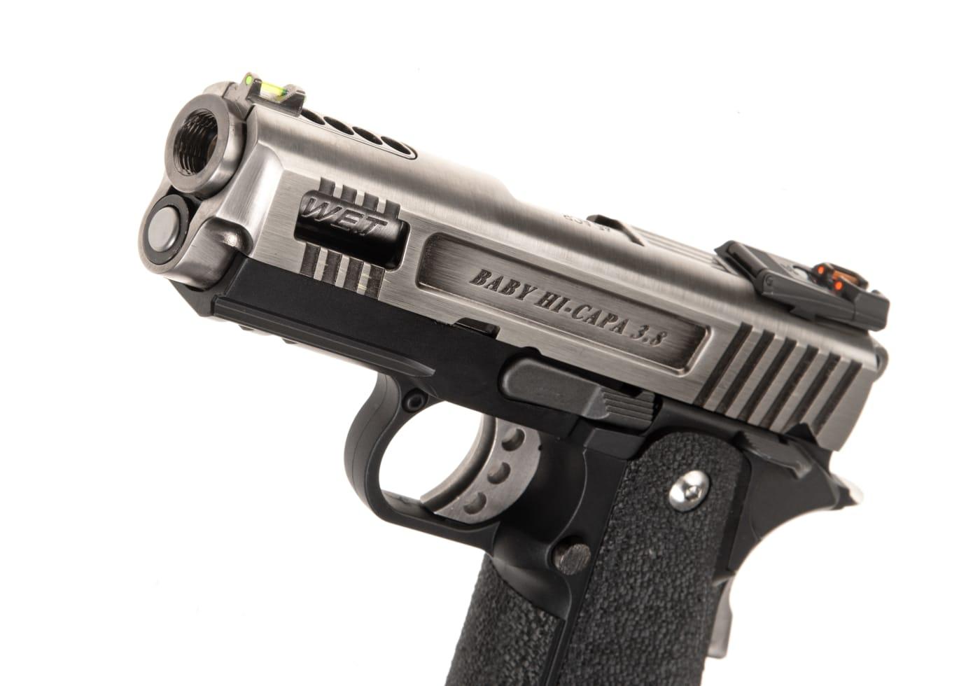 WE Hi-Capa 3.8 Force Full Metal GBB Silver