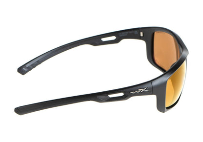 Wiley X WX Aspect Captivate Polarized Bronze Mirror Black