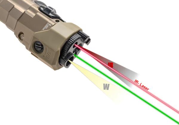 WADSN MAWL-C1+ Green Laser Polymer Version Dark Earth
