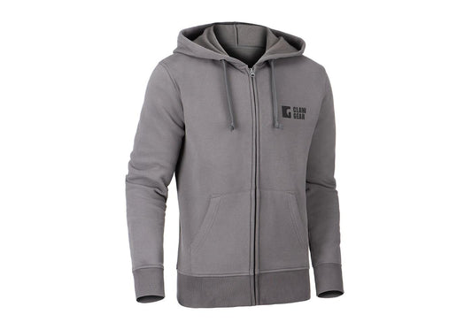 Clawgear CG Logo Zip Hoodie Wolf Grey