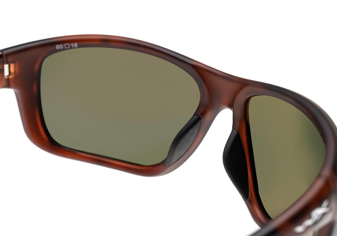 Wiley X WX Aspect Polarized Platinum Flash Brown