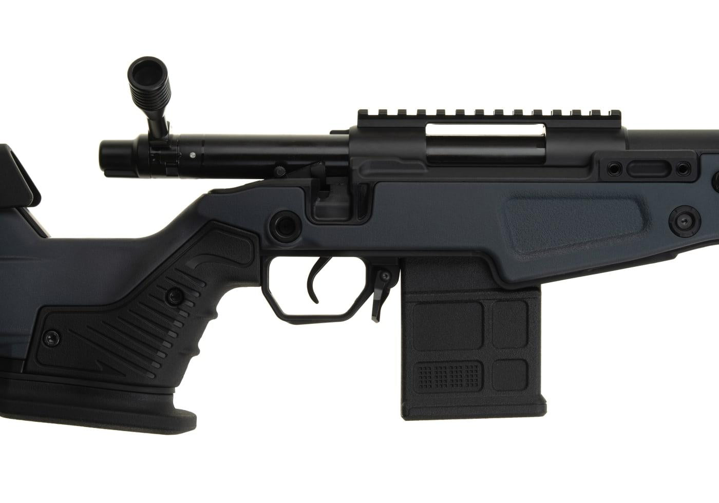Action Army AAC T10 Short Bolt Action Sniper Rifle Grey