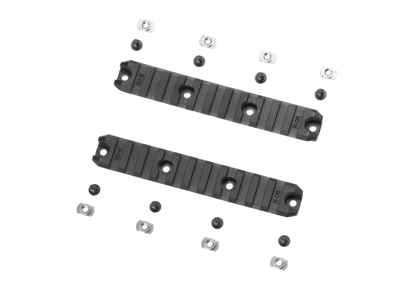 Ares 5 Inch M-LOK Plastic Rail 2-Pack Black
