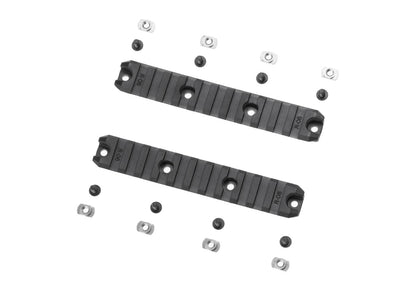 Ares 5 Inch M-LOK Plastic Rail 2-Pack Black