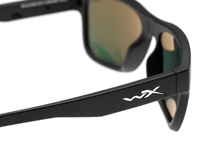 Wiley X WX Ovation Captivate Polarized Rose Gold Mirror Black