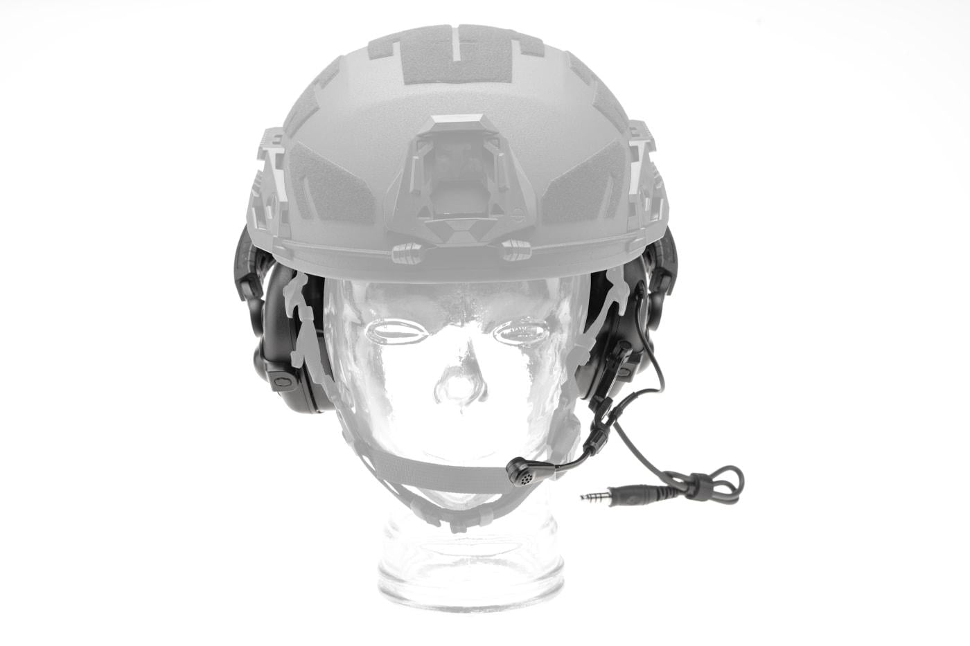 Earmor M32X Plus Hearing Protection Set for ARC Helmet Rails Black