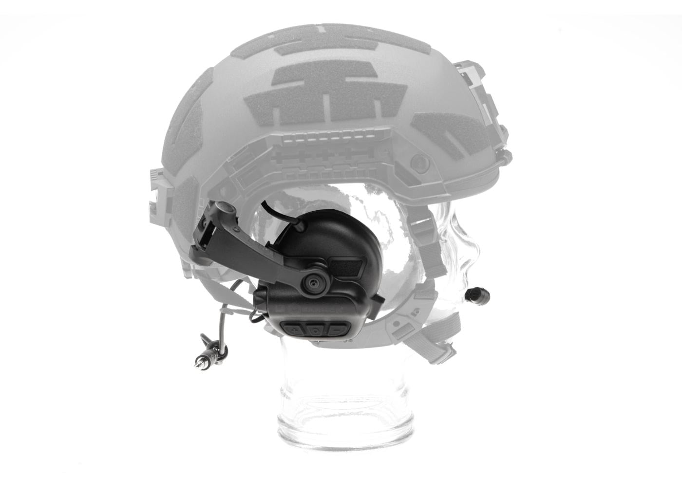 Earmor M32X Plus Hearing Protection Set for ARC Helmet Rails Black