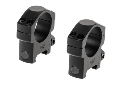 Vector Optics 30mm Medium Profile Weaver Rings Black