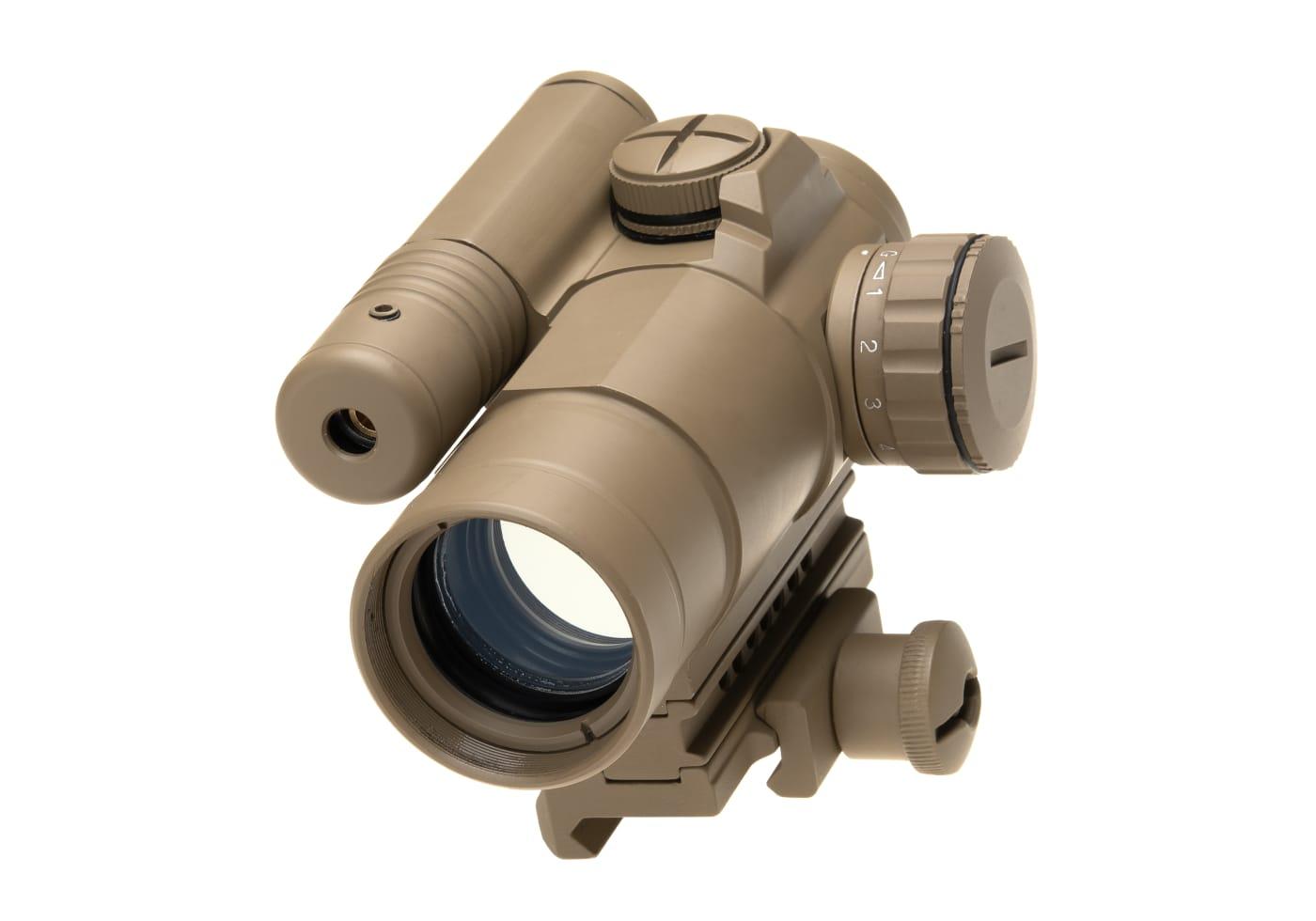Aim-O M4 Red Dot with Laser Desert