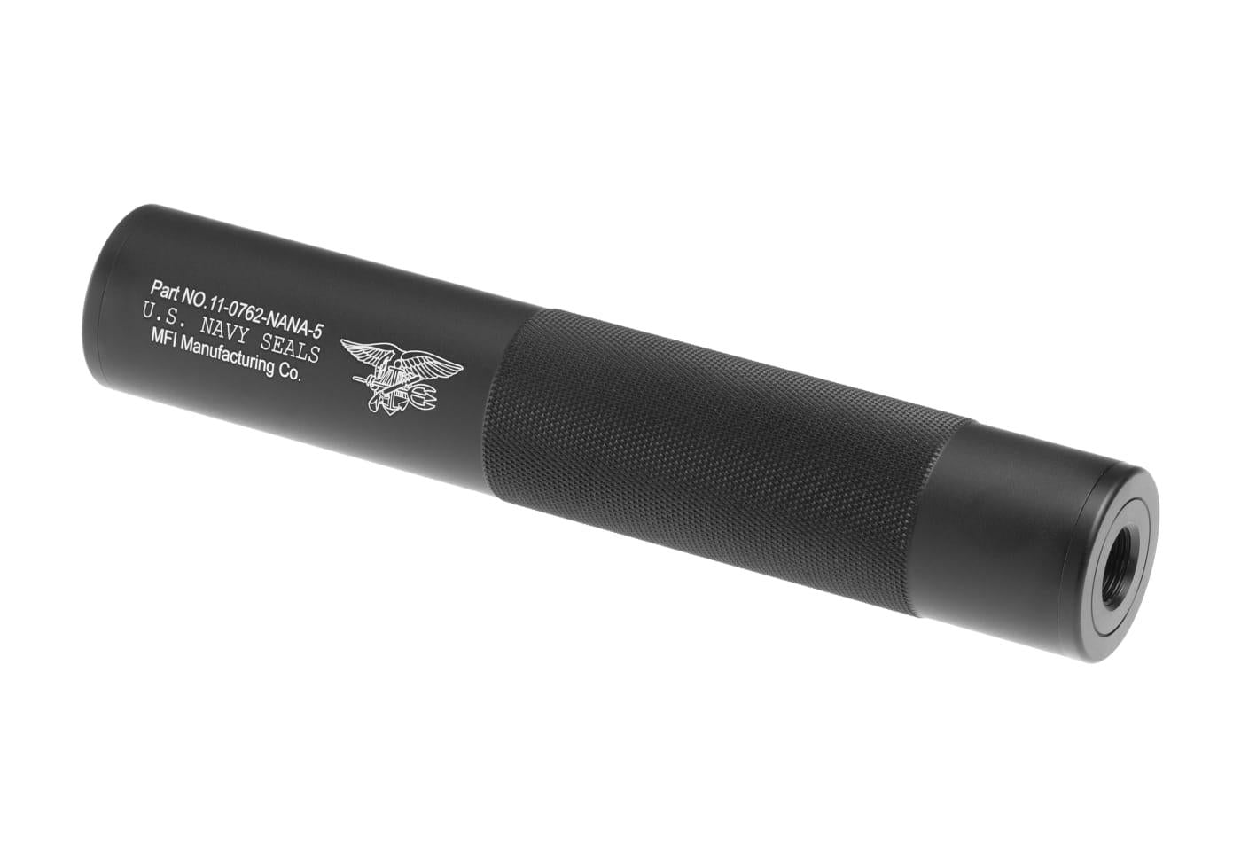 FMA 198x35 Navy Seals Airsoft Silencer 14mm CW/CCW Black