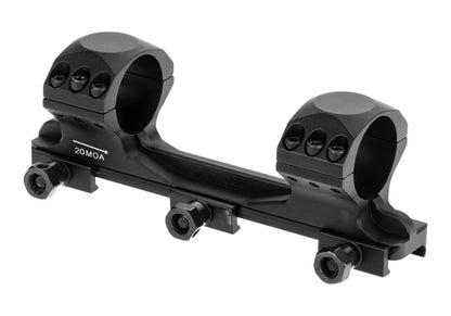 Vector Optics 30mm X-Accu One Piece 20 MOA Med Picatinny Mount Black