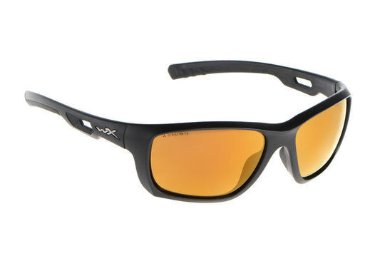 Wiley X WX Aspect Captivate Polarized Bronze Mirror Black