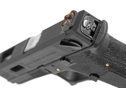 WE G-Force 18C BK Silver Barrel Metal Version GBB Black