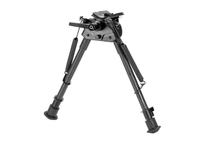 RokStad Carbon Fiber 9-13.5 Inch Swivel Spring Retractable Bipod