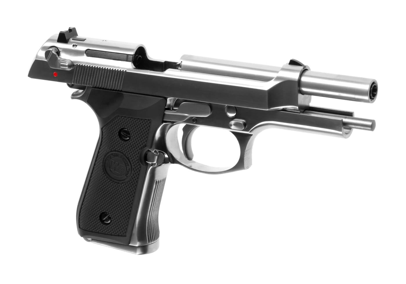 WE M9 V2 Full Metal GBB Silver