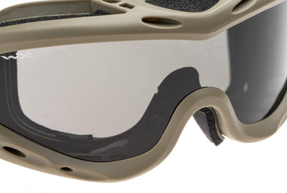 Wiley X Spear Goggle Grey / Clear / Light Rust Tan