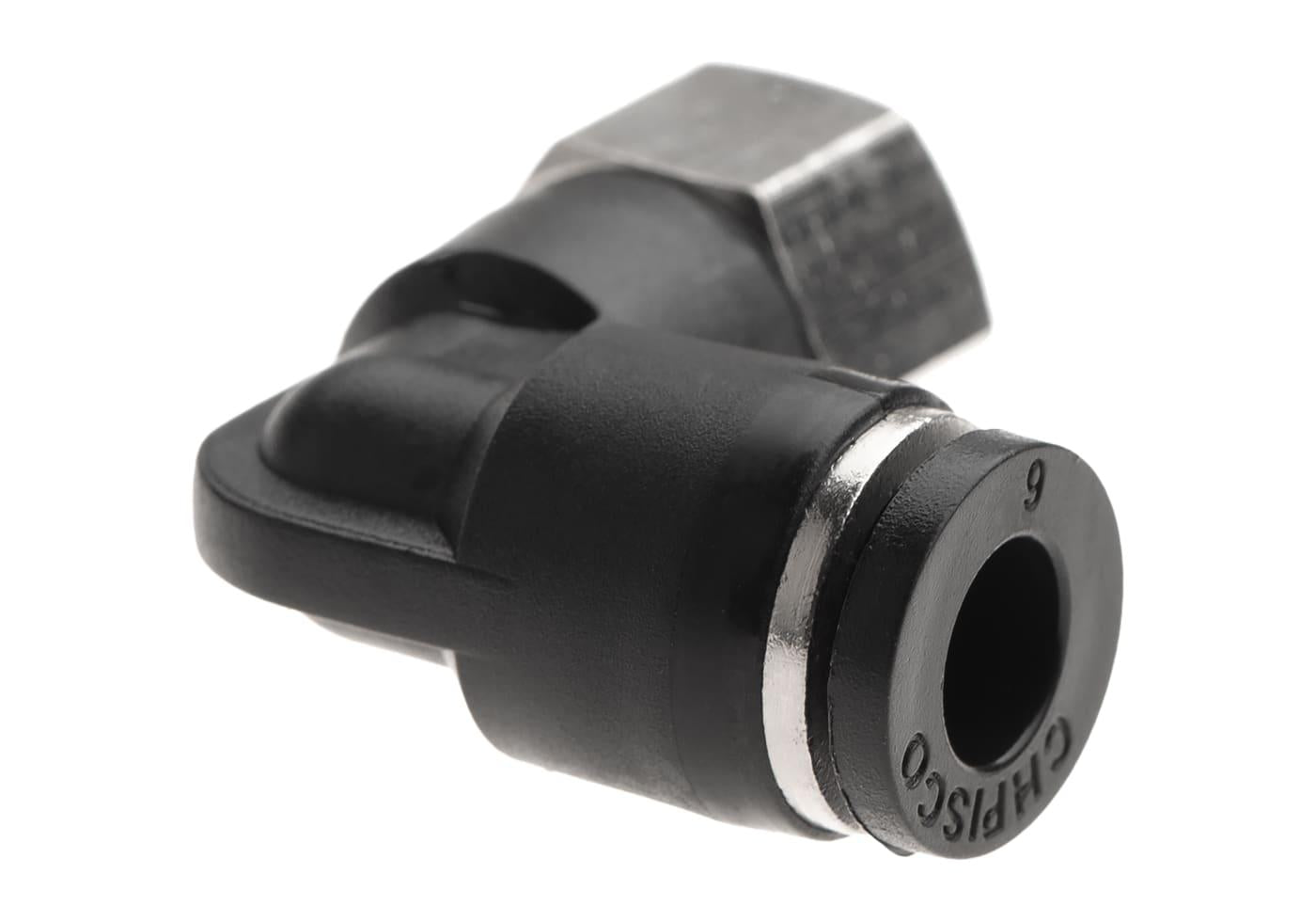 EpeS HPA 6mm Hose Coupling 90 Degree - Inner 1/8 NPT