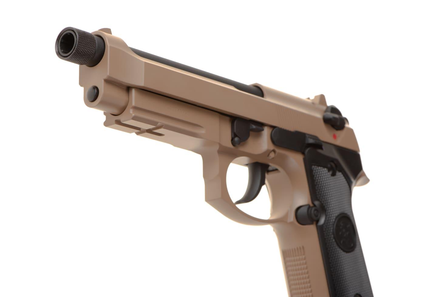 KJW M9 A1 TBC Full Metal Co2 Pistol Tan