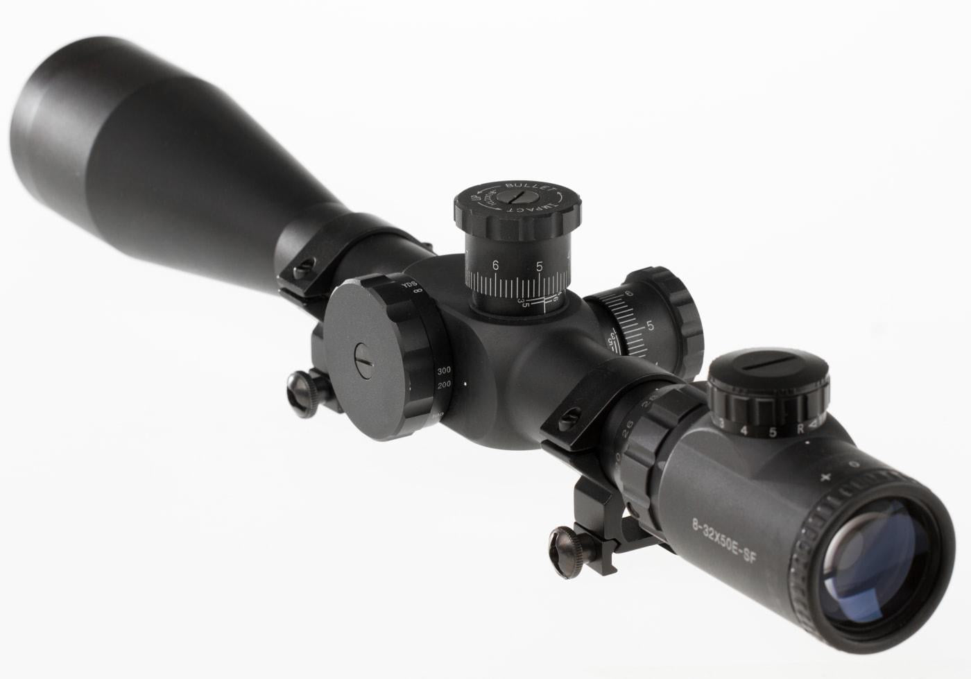 Aim-O 8-32x50E-SF Sniper Rifle Scope Black