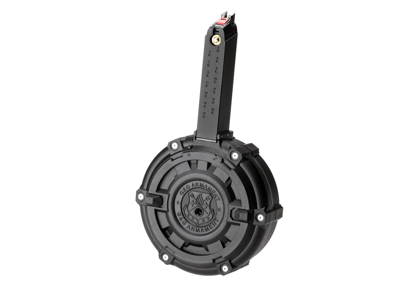 G&G Drum Mag SMC-9 GBB 300rds Black