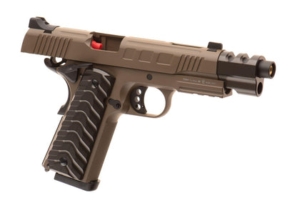 KJW KP-16 Full Metal GBB Pistol Tan