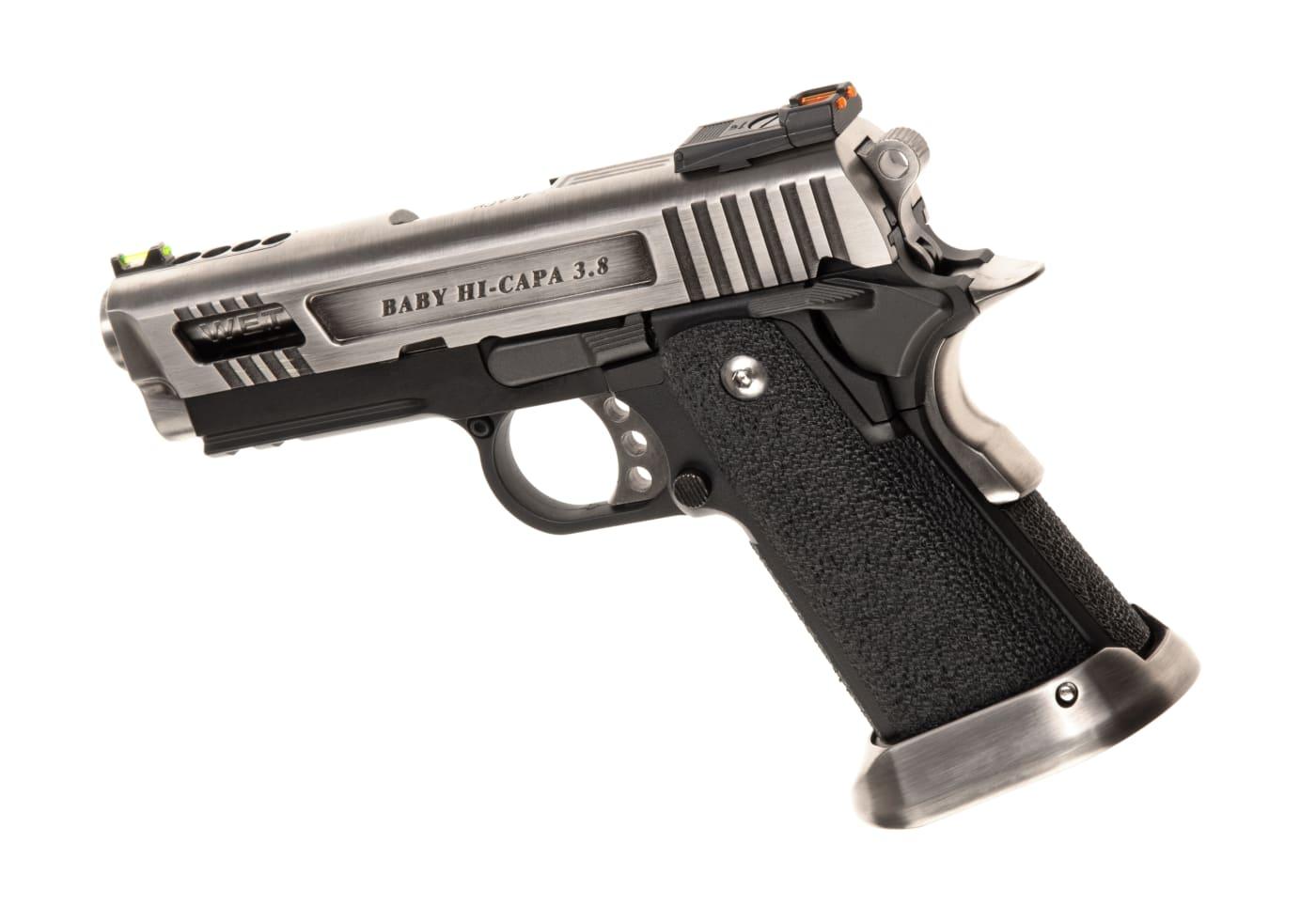 WE Hi-Capa 3.8 Force Full Metal GBB Silver