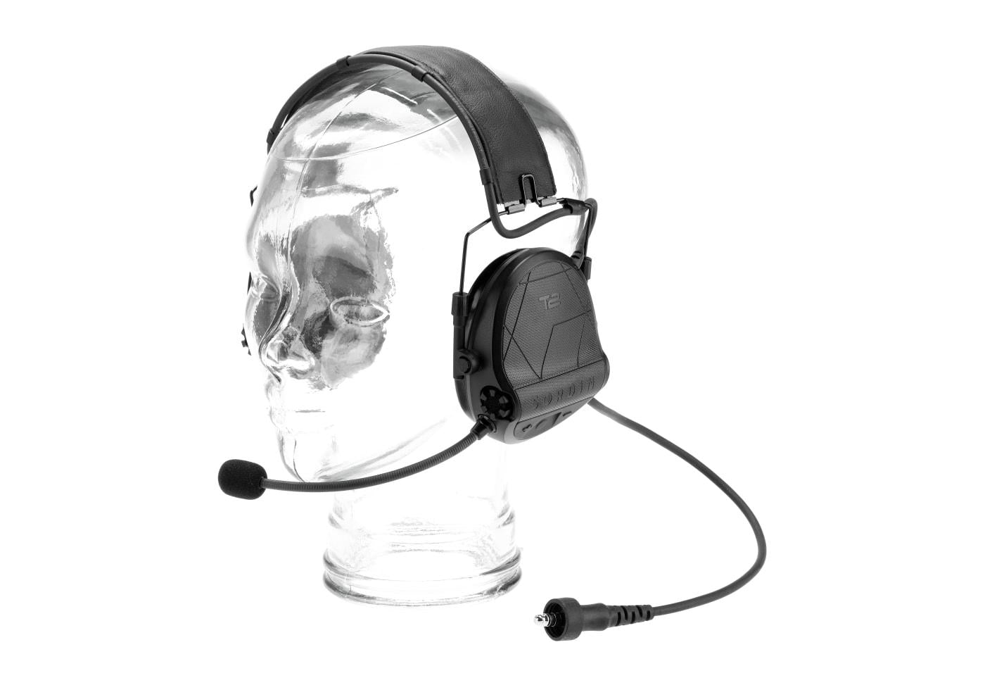 Sordin Supreme T2 CC Headband Leather Memory Foam Black