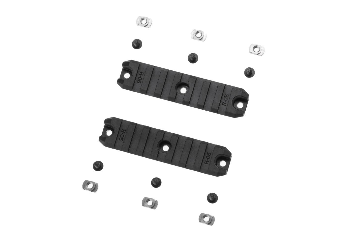 Ares 3.5 Inch M-LOK Plastic Rail 2-Pack Black
