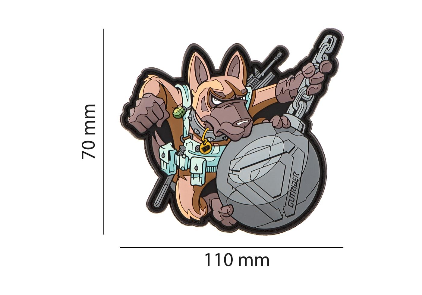 Outrider K9 Rubber Patch Multicolor