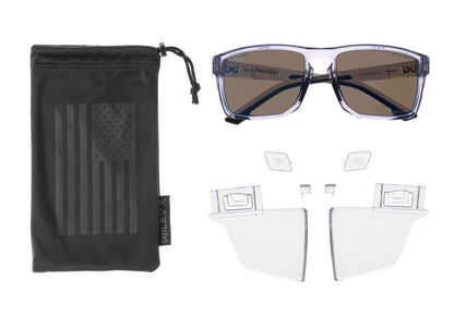 Wiley X WX Founder Polarized Grey Clear