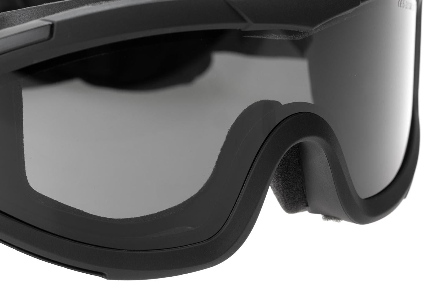 SwissEye F-Tac Goggles Arctic Smoke / Orange / Clear Black