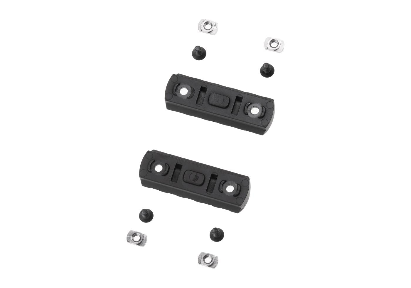 Ares 2.5 Inch M-LOK Rail 2-Pack Black
